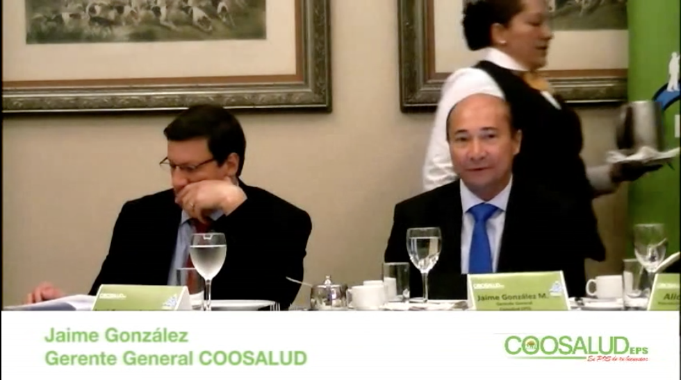 Jaime González, gerente de Coosalud, en los Diálogos de Futuro por la salud